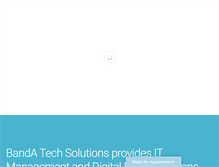 Tablet Screenshot of bandatechsolutions.com
